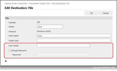 Setting Access Restrictions For A Shared Folder (Remote UI) (MF753Cdw ...