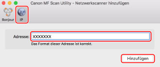 Registrieren Eines Mf Scan Utility Kompatiblen Scanners Canon Macos Scangear Mf Anwenderhandbuch