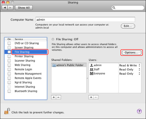 access to shared folder for mac on windows 2012 network