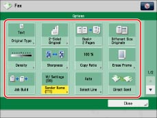 Flow of Sending Fax Operations