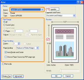 Basic Printing Procedure Canon I Sensys Lbp6300dn User S Guide