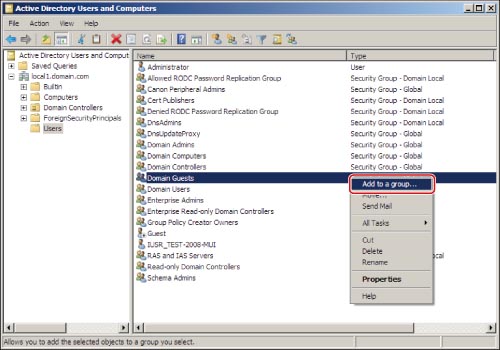 Registering/Editing User Data for Active Directory Authentication