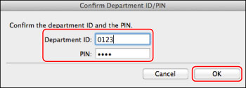 how to add a printer on a mac with department id