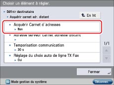 Utilisation d'un carnet d'adresses partagé - Canon - imageRUNNER ADVANCE  C3330i C3325i C3320 C3320i - Guide de l'utilisateur (Manuel de produit)