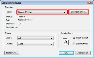 Drucken Einer Broschure Windows Canon Imagerunner Advance C3330i C3325i C33 C33i Anwenderhandbuch