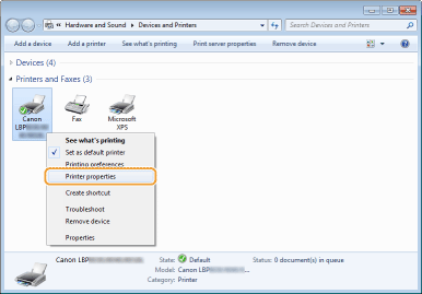 Configuring Settings On The Print Server Computer Printer Driver Installation Guide