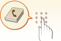 アドレス帳を使ってカンタン送信