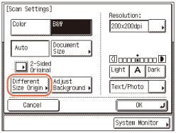 Scanning Different Size Originals Together (Different Size Originals) -  Canon - imageRUNNER 2545i / 2545 / 2535i / 2535 / 2530 / 2525i / 2525 /  2520i / 2520 - e-Manual