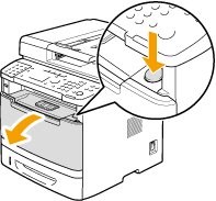 Paper jam remove toner