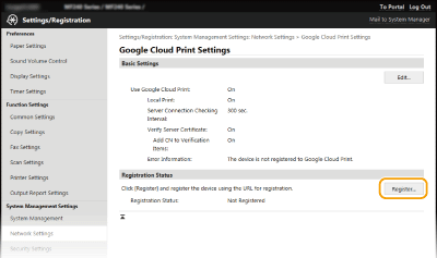 Using Google Cloud Print - Canon MF249dw / MF246dn / MF237w / - User's Guide (Product Manual)