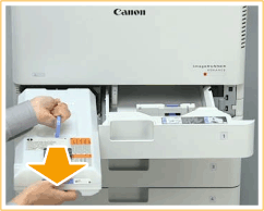 回収トナー容器を交換する - Canon - imageRUNNER ADVANCE C3530F