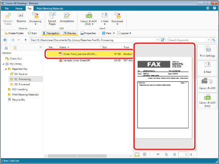 Making Fax Sending and Receiving More Efficient