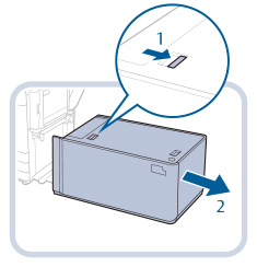 Clearing Paper Jam in the POD Deck Lite XL-A1 - Canon - imagePRESS