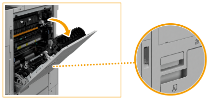Encravamentos do papel no finalizador interior - Canon