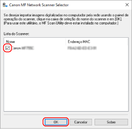 canon mf network scanner selector
