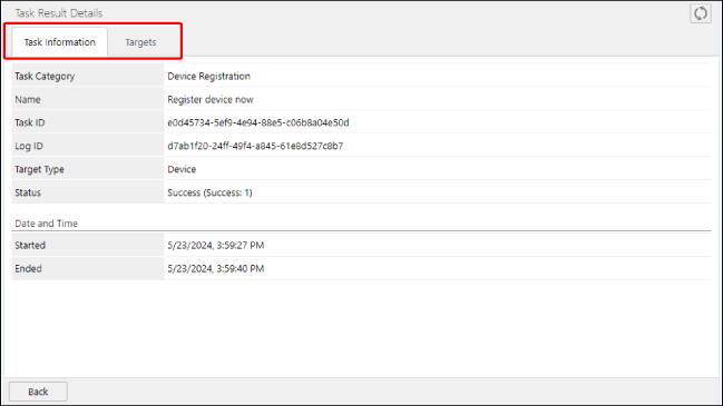 Checking the Task Execution Results