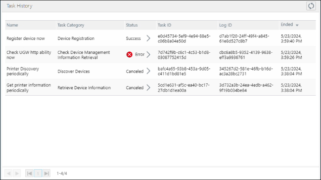 Checking the Task Execution Results